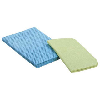 【まとめ買い10個セット品】水切マット［パルプ繊維］ 大ブルー【 厨房器具 製菓道具 おしゃれ 飲食店 】