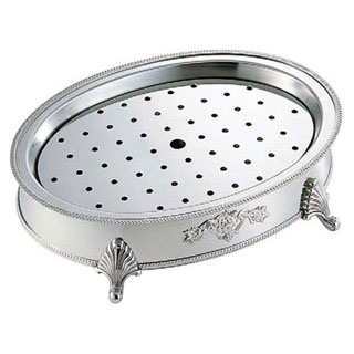 【 SW 18-8小判型氷彫刻飾台 24インチ 】【 厨房器具 製菓道具 おしゃれ 飲食店 】