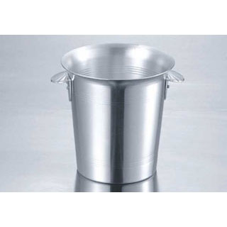 【まとめ買い10個セット品】アルミワインクーラー シェル取手 121741A【 ワインクーラー カクテル 業務用ワインクーラー おすすめ アイスクーラー ワイン ワインボトルクーラー 氷クーラー ワイン冷やす 道具 ワインを冷やす バケツ クーラー お酒 冷やす 】