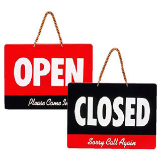 【まとめ買い10個セット品】【 オープンプレートOPEN/CLOSED 】【 厨房器具 製菓道具 おしゃれ 飲食店 】