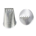 【 まとめ買い10個セット品 】ホワイトサムシームレス特殊口金 ENDO 134 ENDO【 業務用 絞り袋 口金 クリームホイップ 絞り 口金具 人気 生クリ...