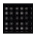 有孔ボードパネル 90×90 ブラック 壁面取付金具セット 61-553-71-2 【 店舗什器 パネル什器 有孔ボード・有孔パネル 有孔パネル 壁面取付タイプ...