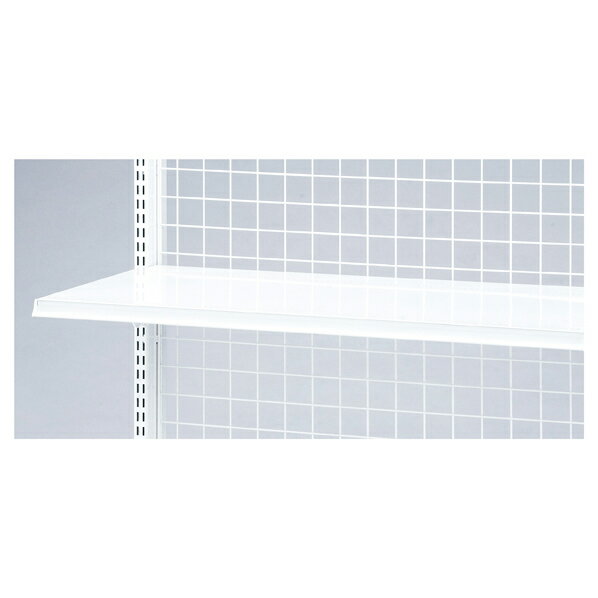 【まとめ買い10個セット品】 スチール棚セット 3段可変式 KS／KZホワイト用 W90cmタイプ D50cm 61-27-9-8 【メーカー直送/代金引換決済不可】【店舗什器 パネル 壁面 店舗備品 仕切 棚】