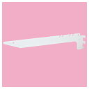 【まとめ買い10個セット品】BRスチール棚用3段可変ブラケットD250用 ホワイト (溶剤塗装タイプ) 61-555-39-2 【 システム什器 BR50(ベー...