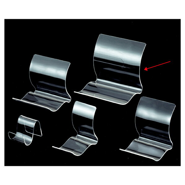 丸型バック立て特特大 5個組 61-555-40-5 【 演出・ディスプレイ用品 アクセサリーディスプレイ ガラス・アクリル製 丸型バッグ立て 】