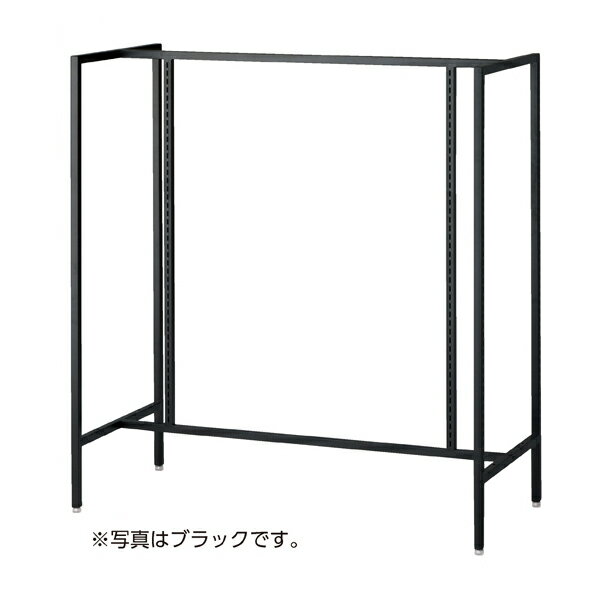 UR120両面 ホワイト ホワイトパネル付き 61-751-34-3 【 システム什器 ユニットラック(UR) 本体 UR120 中央両面タイプ ホワイト 】