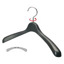 【まとめ買い10個セット品】発泡ハンガー黒W41cm 10本組 61-428-92-5 【 演出・ディスプレイ用品 プラスチックハンガー モノトーン・ベージュ ...