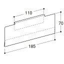 商品の仕様シューズフックのプライスホルダーです。PET樹脂φ6mmまで使用可能です。●別発送商品●納期目安：約5営業日後の出荷※商品画像はイメージです。複数掲載写真も、商品は単品販売です。予めご了承下さい。※商品の外観写真は、製造時期により、実物とは細部が異なる場合がございます。予めご了承下さい。※色違い、寸法違いなども商品画像には含まれている事がございますが、全て別売です。ご購入の際は、必ず商品名及び商品の仕様内容をご確認下さい。※原則弊社では、お客様都合（※色違い、寸法違い、イメージ違い等）での返品交換はお断りしております。ご注文の際は、予めご了承下さい。