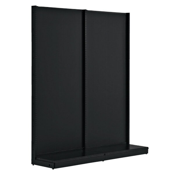 KZ ブラック片面ボードタイプW90×H150cm本体 61-535-22-3 【 システム什器 KS/KZゴンドラ什器 KS/KZ ブラック KZ ボードタイプ 片面タイプ ブラック 本体 W90cm 】