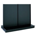 スーパーSALE限定!\エントリーでポイント5倍!/KZ ブラック両面ボードタイプW120×H180cm本 61-535-29-5 【 システム什器 KS/KZゴンドラ什器 KS/KZ ブラック KZ ボードタイプ 両面タイプ ブラック 本体 W120cm 】