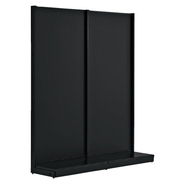 KZ ブラック片面ボードタイプW120×H120cm連 61-535-35-1 【 システム什器 KS/KZゴンドラ什器 KS/KZ ブラック KZ ボードタイプ 片面タイプ ブラック 連結 W120cm 】(3)