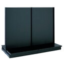スーパーSALE限定!\エントリーでポイント5倍!/KZ ブラック 両面ボードタイプW120×H120cm連 61-535-41-1 【 システム什器 KS/KZゴンドラ什器 KS/KZ ブラック KZ ボードタイプ 両面タイプ ブラック 連結 W120cm 】