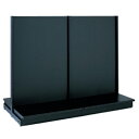 スーパーSALE限定!\エントリーでポイント5倍!/KZ ブラック両面ボードタイプW120×H210cm連 61-535-41-6 【 システム什器 KS/KZゴンドラ什器 KS/KZ ブラック KZ ボードタイプ 両面タイプ ブラック 連結 W120cm 】