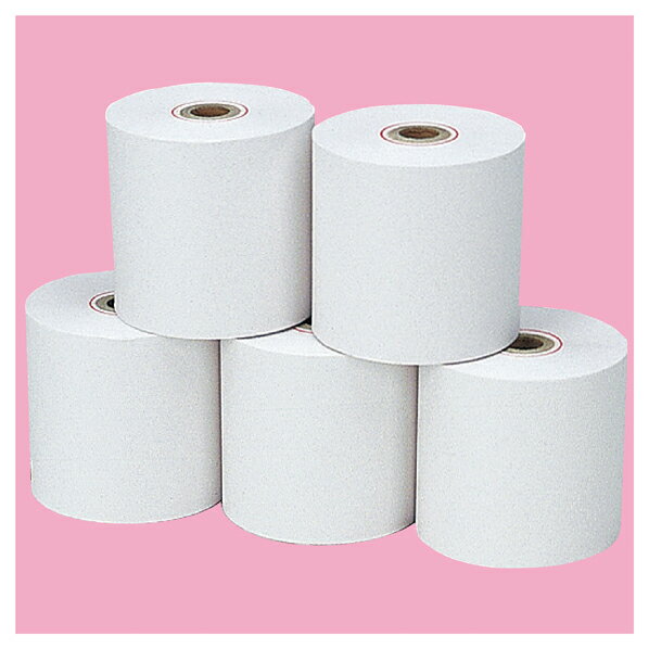 【まとめ買い10個セット品】 汎用普通紙レジペーパー 紙幅44×外径80mm 10巻 61-328-7-1 【メーカー直送..