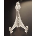 【まとめ買い10個セット品】ディスプレースタンド クリア 4号 10個 61-166-11-1 【 店舗什器 小物 ディスプレー パネル ディスプレー 棚 店舗...