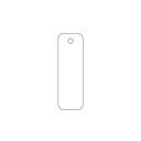 小物提札3.1×1 緑糸 1000枚入 値札 61-238-16-2 【 販促用品 値付け用品 さげ札 小物用さげ札 】【販促用品 ディスプレー ポップ 値札 ...
