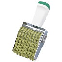 【まとめ買い10個セット品】6連明朝回転印 3号(ゴム幅27mm) 61-244-9-3 【 販促用品 値付け用品 ラベラー・回転印 回転印 】【販促用品 値付け 値札 価格 広告 セール 店頭 訴求 消耗品 業務用】
