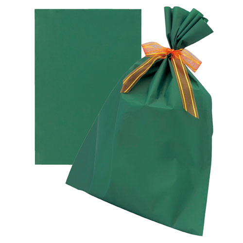 梨地ギフトバッグ グリーン 24×36cm 20枚 61-271-22-1 【 ラッピング用品 ギフトバッグ リボン無しタイプ 無地 梨地ギフトバッグ グリーン...