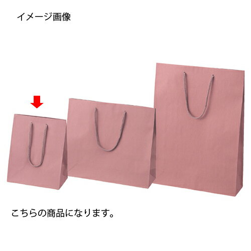 カラー手提げ紙袋 あずき 20×12×25 100枚【 ラッピング用品 ラッピングシリーズ バレンタイン・イースター・入学 カラー手提げ紙袋 】【店舗什器 小物 ディスプレー ギフト ラッピング 包装紙 袋 消耗品 店舗備品】