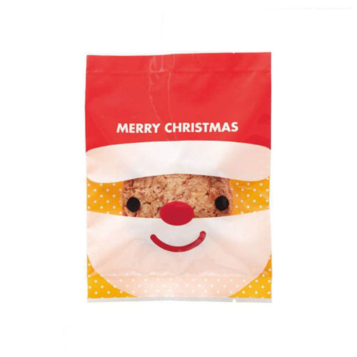 【在庫限り！】 ミニサンタ スイーツパック 10×13.5cm 100枚【クリスマス christmas xmas 菓子店向け 食品用 袋 装飾 飾り ギフト プレゼント】