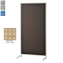 SF90片面ホワイト H180cm ラスティック有孔パネル付 61-751-8-8