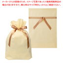 不織布リボン付ギフトバッグMアイボリー 10枚 35×48(36)×底マチ12cm 61-800-43-3