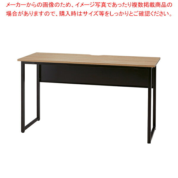 スクエアブラックフレーム サイドデスク 古木調1台 61-801-25-1