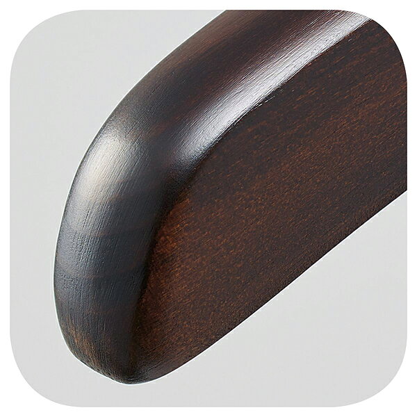 木製ハンガーAブラウンW42cm 1本 61-802-81-2