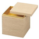高級和紙重 5.5寸白木調紙重 福桐木目(内金紙) 3段【 お重 重箱 おせち 正月 】