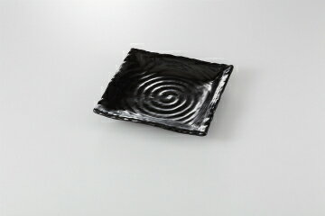 和食器 ブラック 正角皿(大) 37K184-17 まごころ第37集 【卸問屋名調 おしゃれ 食器 テーブルウェア 業務用 居酒屋 レストラン 喫茶店 ホテル 家庭用】