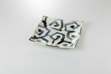 Metallic - 【38K093-19】太唐草 かや目角皿まごころ第38集【キャンセル/返品不可】【卸問屋名調 おしゃれ 食器 テーブルウェア 業務用 居酒屋 レストラン 喫茶店 ホテル 家庭用】