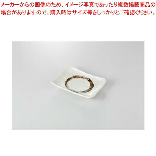 【まとめ買い10個セット品】和食器 白マット水晶 ハケメ銘々皿 37A059-23 まごころ第37集 【キャンセル/返品不可】