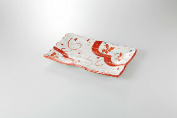 【38K291-06】うたげ花 削ぎ長角皿まごころ第38集【キャンセル/返品不可】【卸問屋名調 おしゃれ 食器 テーブルウェア 業務用 居酒屋 レストラン 喫茶店 ホテル 家庭用】