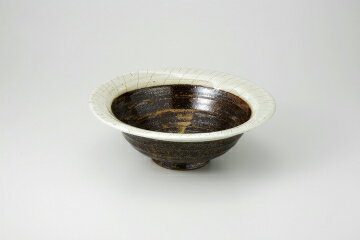 和食器 泥クシ彫り 9.5寸反丼 37K264-06 まごころ第37集 【卸問屋名調 おしゃれ 食器 テーブルウェア 業務用 居酒屋 レストラン 喫茶店 ホテル 家庭用】