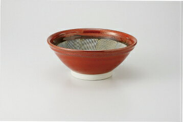 【38K364-02】赤釉目あり 7.0反丼まごころ第38集【キャンセル/返品不可】【卸問屋名調 おしゃれ 食器 テーブルウェア 業務用 居酒屋 レストラン 喫茶店 ホテル 家庭用】