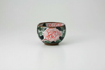【38K151-23】黒濃赤バラ 丸碗まごころ第38集【キャンセル/返品不可】【卸問屋名調 おしゃれ 食器 テーブルウェア 業務用 居酒屋 レストラン 喫茶店 ホテル 家庭用】