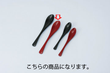 【まとめ買い10個セット品】和食器 (P)雑炊おかゆスプーン 朱(大) 35S550-06 まごころ第35集 【キャンセル/返品不可】