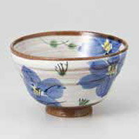 【6/22 20時から!エントリーでポイント5倍!!】和食器 藍山茶花 茶碗 37K316-21 まごころ第37集 【ECJ】