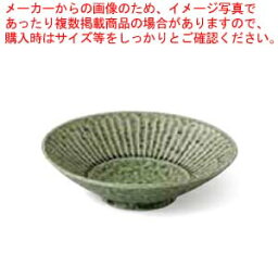 【まとめ買い10個セット品】和食器 グリーンいらぼ 削ぎ目浅ボウル 37K378-11 まごころ第37集