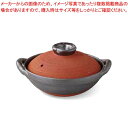 【まとめ買い10個セット品】和食器 黒暖 二人用鍋 37V446-19 まごころ第37集