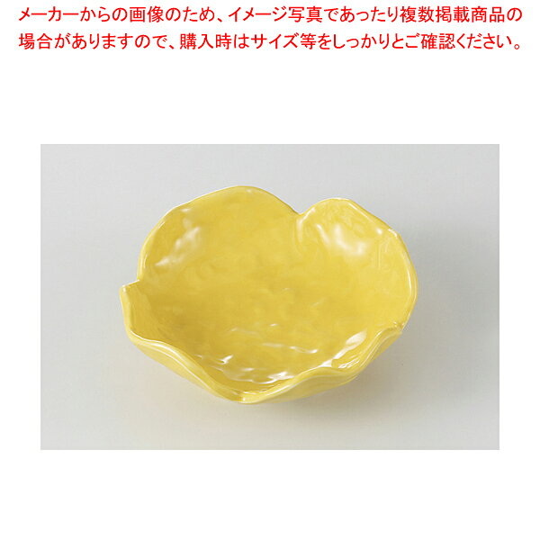 Rakuten - 【38K161-16】黄釉 花型4.0皿【卸問屋名調 おしゃれ 食器 テーブルウェア 業務用 居酒屋 レストラン 喫茶店 ホテル 家庭用】