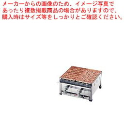 カンダオリジナル 銅タコ焼台 2連セット LP A（28穴x2枚）【 業務用 お好み焼き機械 焼台 グリドル 鉄板焼き器 鉄板焼き機 】