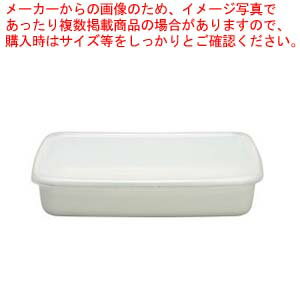 野田琺瑯 White Series レクタングル浅型 Mシール蓋付 WRA-Mのサムネイル