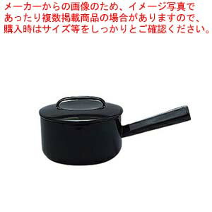 野田琺瑯 琺瑯ノマクソースパン 17cm NOM-17N BK ブラック