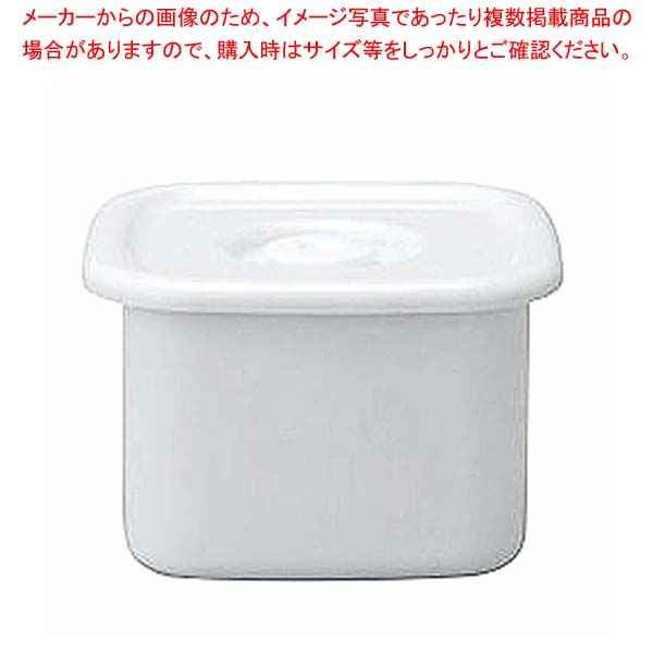 野田琺瑯 White Series スクウェア M 密閉蓋付 WSM-M