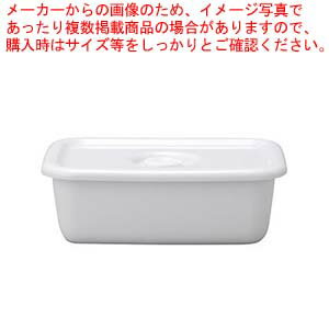 野田琺瑯 White Series レクタングル深型 M密閉蓋付 WFM-M