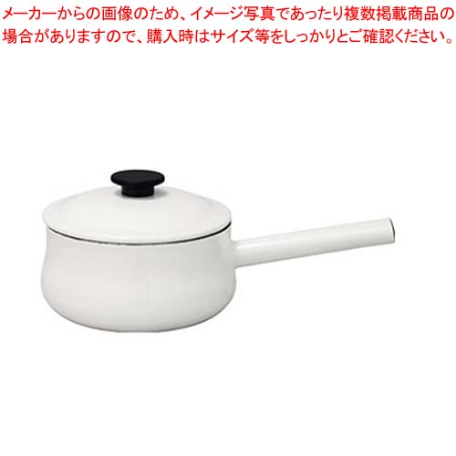 野田琺瑯 琺瑯 ルーク ソースパン18cm LK-18N ホワイト