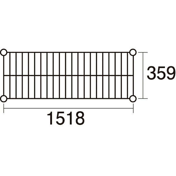 ステンレスエレクター SAS1520:PS1590:4段