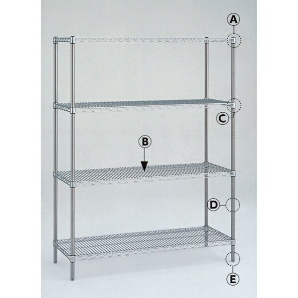 ステンレスエレクター SMS1070:PS1590:5段 3