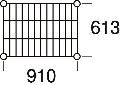 ステンレスエレクター SLS910:PS1900:6段